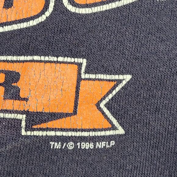 Vintage 1996 Denver Broncos Sweatshirt Medium 22x25 Sun-Faded - Picture 16 of 16